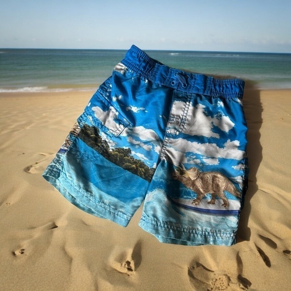 Dinosaur Toddler Swim Trunks - Picture 4 of 8